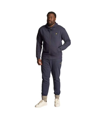 Mens plus full zip hoodie navy Lyle & Scott