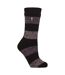 Ladies Wide Stripe Patterned Thermal Socks for Winter-1