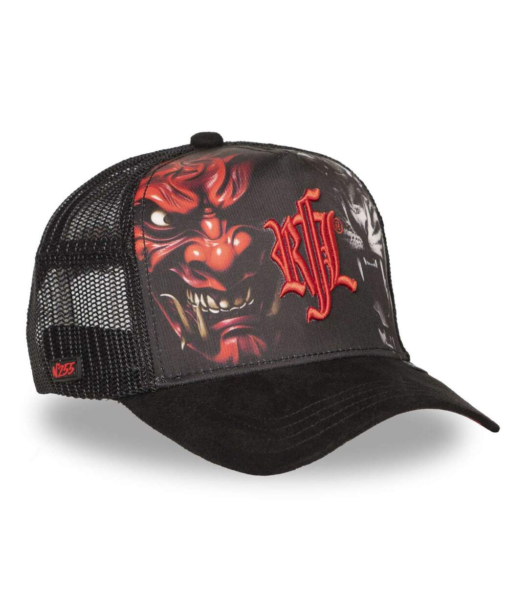 Casquette trucker avec filet bi-matière Damon Rock'n Free Life-4