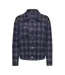 Chemise à carreaux bleu femme jdy filukka-2
