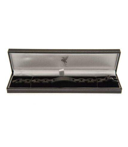 Liverpool FC Unisex Adult Ion Plated Link Bracelet (Black) (One Size) - UTTA8099