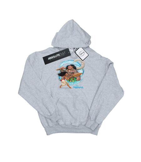 Disney - Sweat à capuche MOANA AND MAUI WAVE - Femme (Gris chiné) - UTBI11568