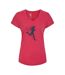 T-shirt Motif/style Course À Pied Calm Femme Rose Sorbet Dare 2B-2