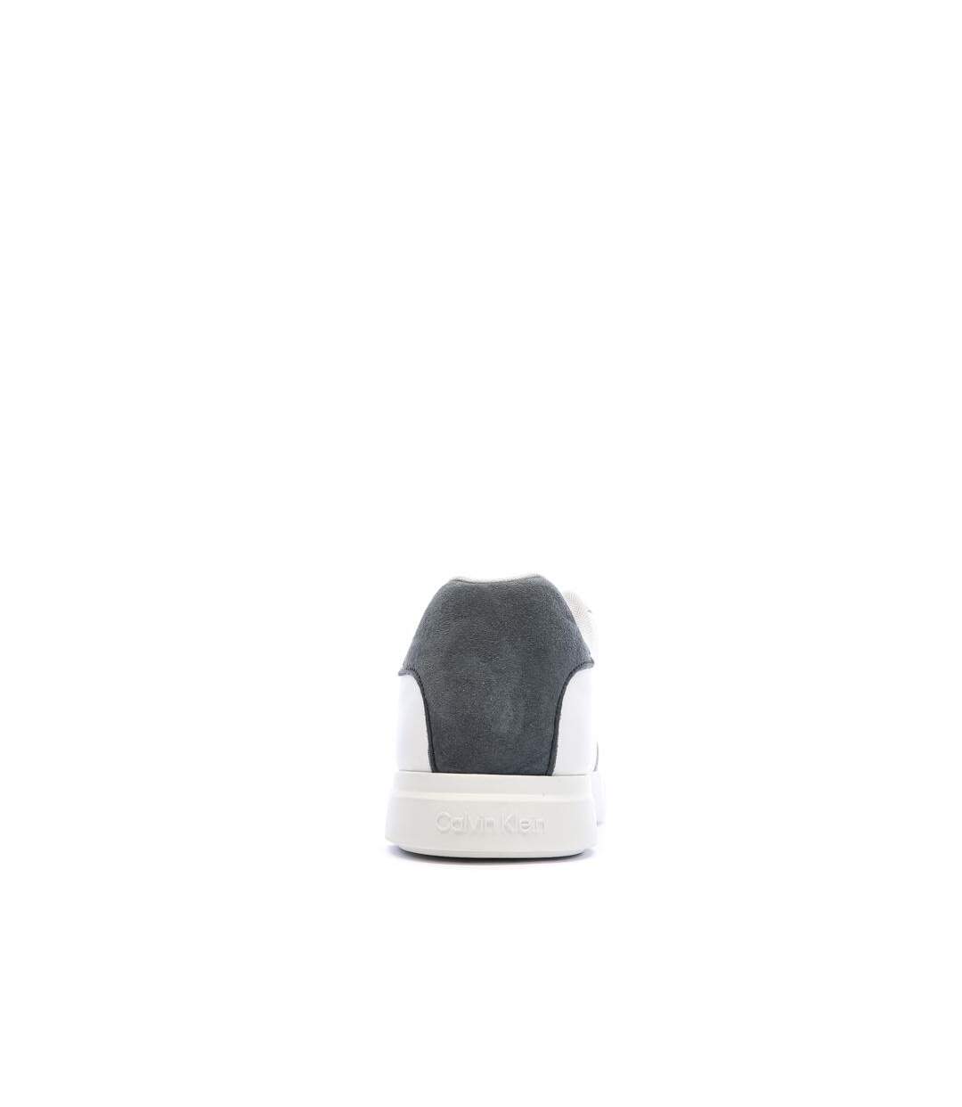 Baskets blanches/beiges homme calvin klein jeans low prof-3