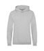 Mens street heather hoodie gray Awdis