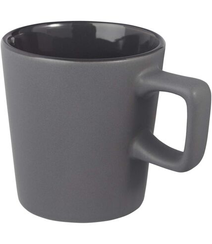 Ross Ceramic 280ml Mug (Matted Grey) (One Size) - UTPF4184