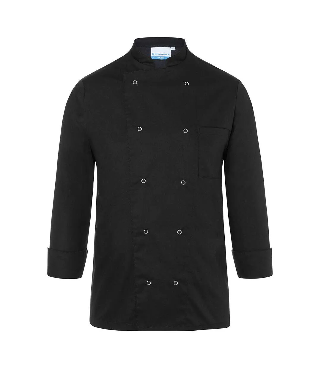 Veste de cuisinier basic adulte noir Karlowsky-1