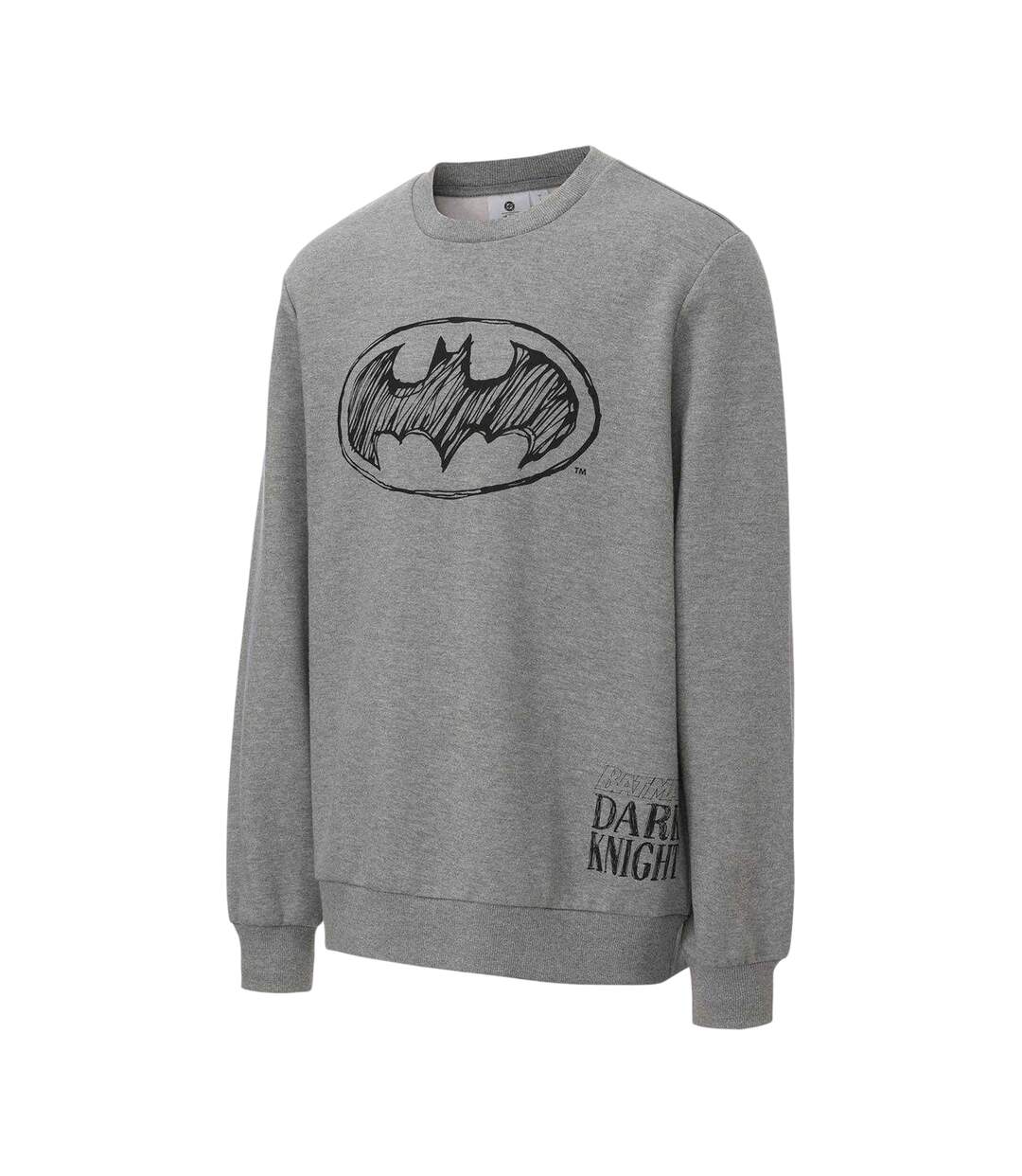 Mens Character Crew Neck Sweatshirt Grey Batman-3