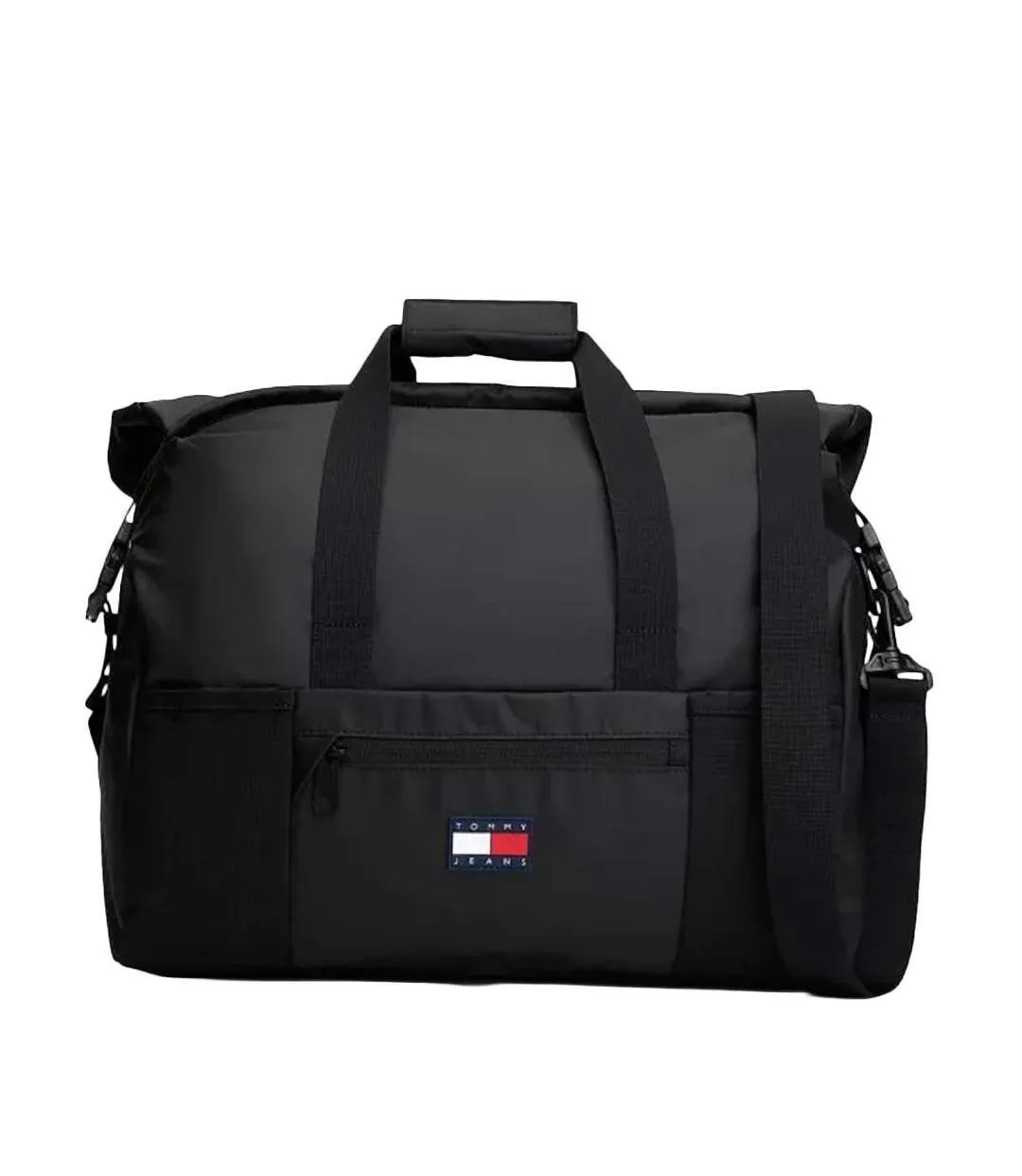 Sac de voyage noir homme tommy hilfiger tjm daily-1