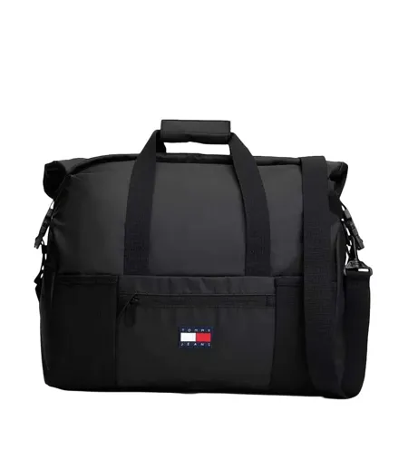 Sac de voyage noir homme tommy hilfiger tjm daily