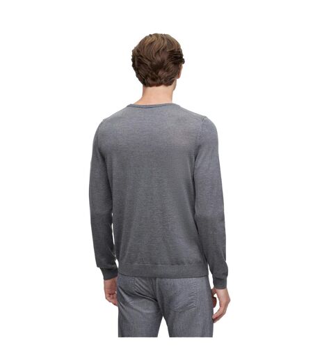 Mens Leno-p Jumper Grey Hugo Boss