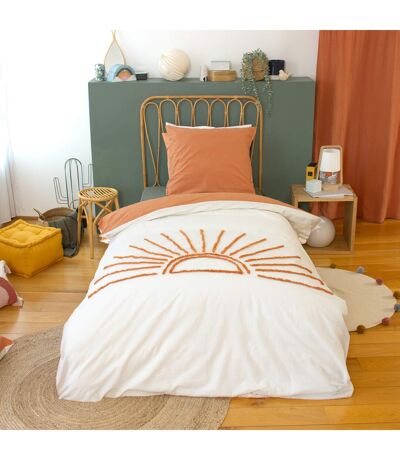 Parure de lit enfant collection SOLEZ en coton tufté