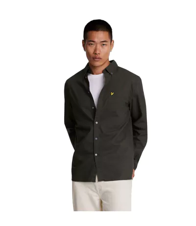 Chemise Unie Homme Anthracite Lyle & Scott