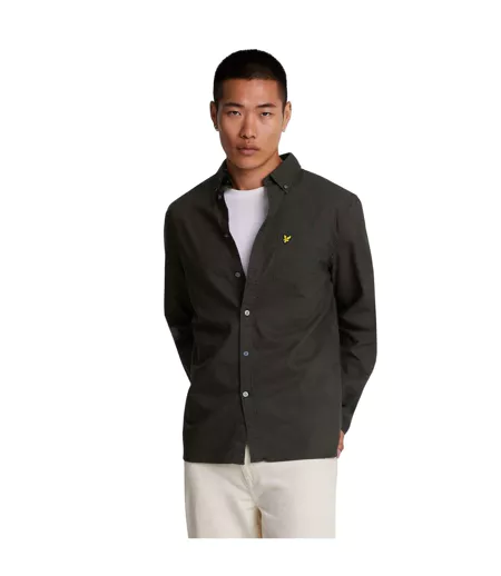 Chemise Unie Homme Anthracite Lyle & Scott