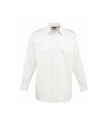 Chemise Pilote Homme Blanc Premier
