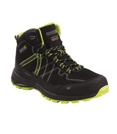 Bottines De Marche Samaris Lite Homme Noir Vert Néon Regatta
