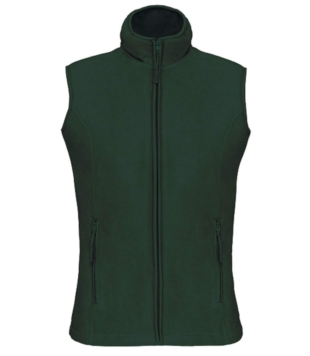 Gilet sans manches micro polaire femme - K906 - vert forêt