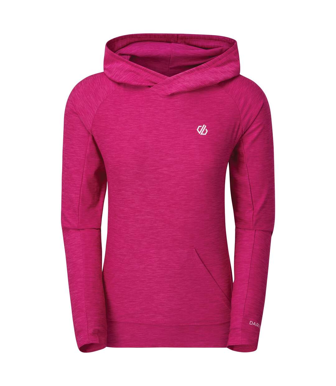 Womens/ladies Sprint City Lightweight Hoodie Pale Peach Marl Dare 2b-3