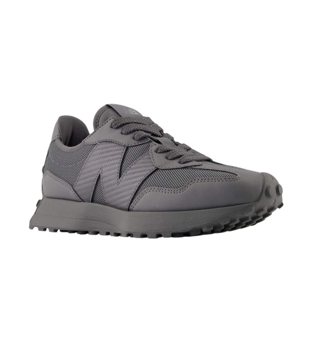 Mens 327 Retro Trainers White Castlerock New Balance-4
