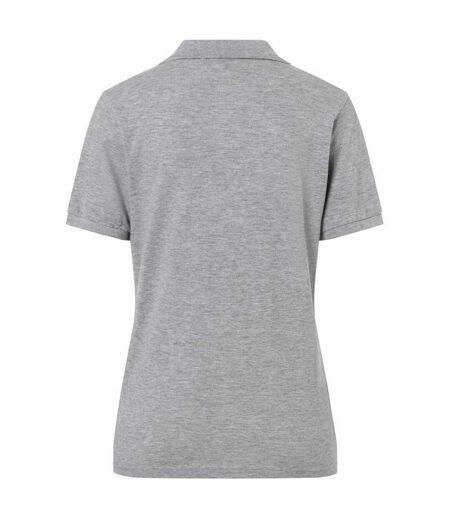 Polo Classic Femme Gris Chiné James And Nicholson