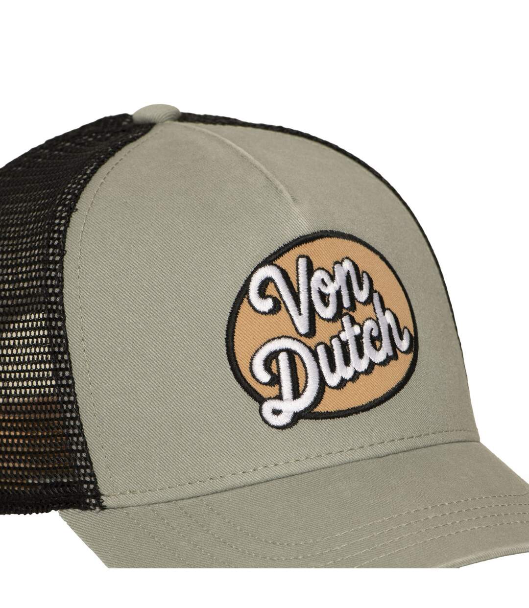 Casquette Baseball avec filet et écusson brodé Acid Wash Vondutch-3