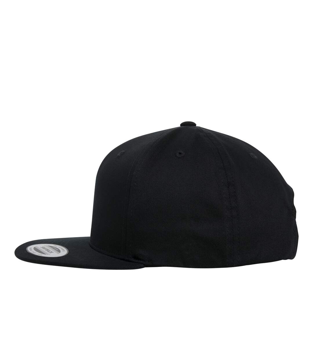 Casquette ajustable flexfit adulte noir Yupoong-3