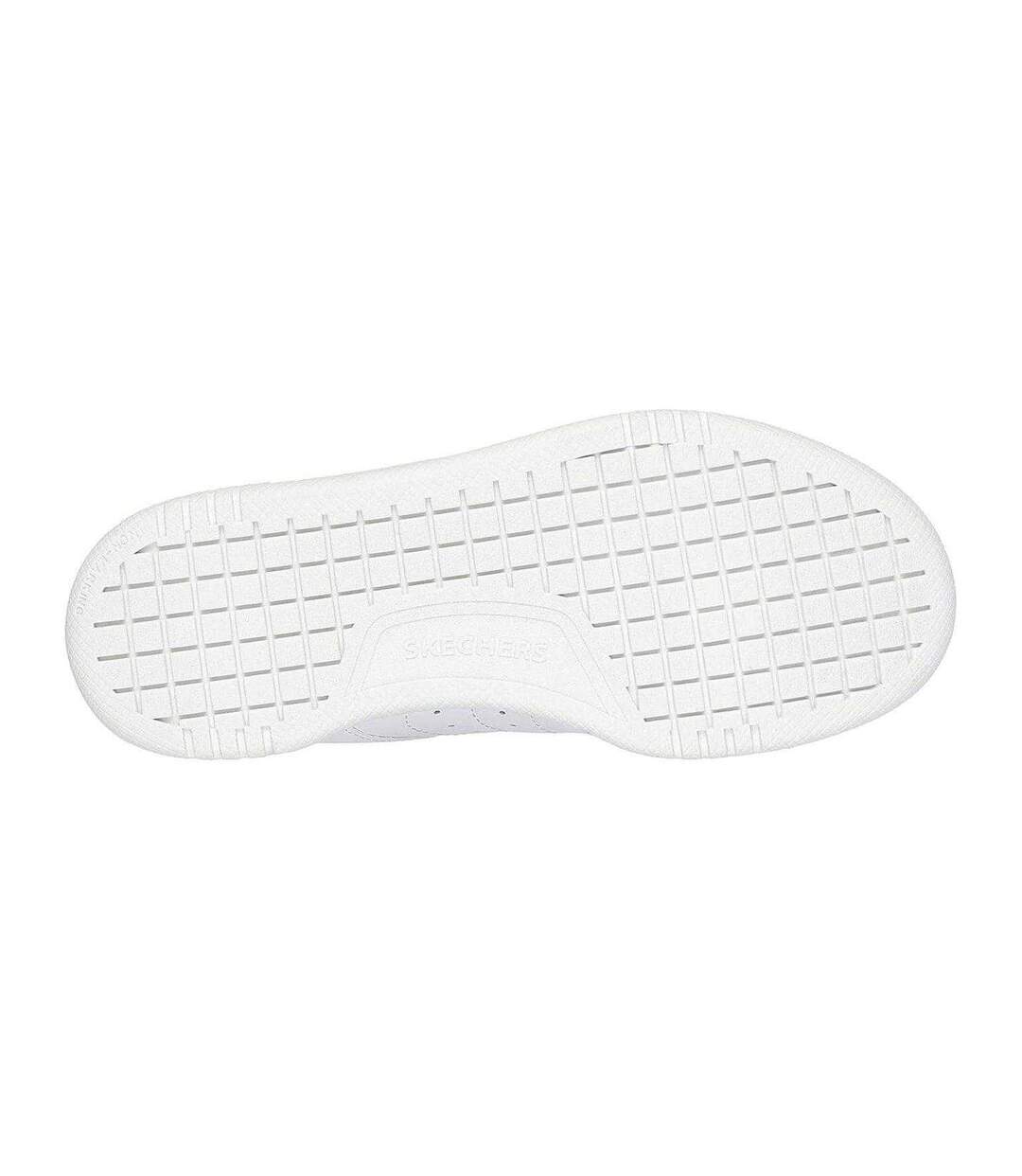 Chaussures Q Street Homme Blanc Skechers-4