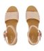 Womens/ladies Darya Espadrille Wedge Sandals Pink Toms-3
