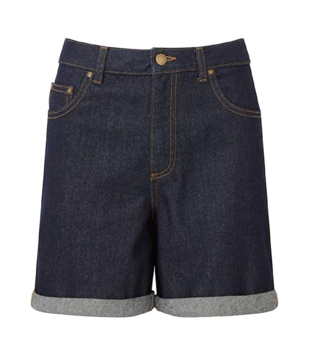 Bermuda en jean - Femme - WB909 - bleu denim-1