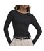 T-Shirt manches longues noir femme jdy fransiska-1