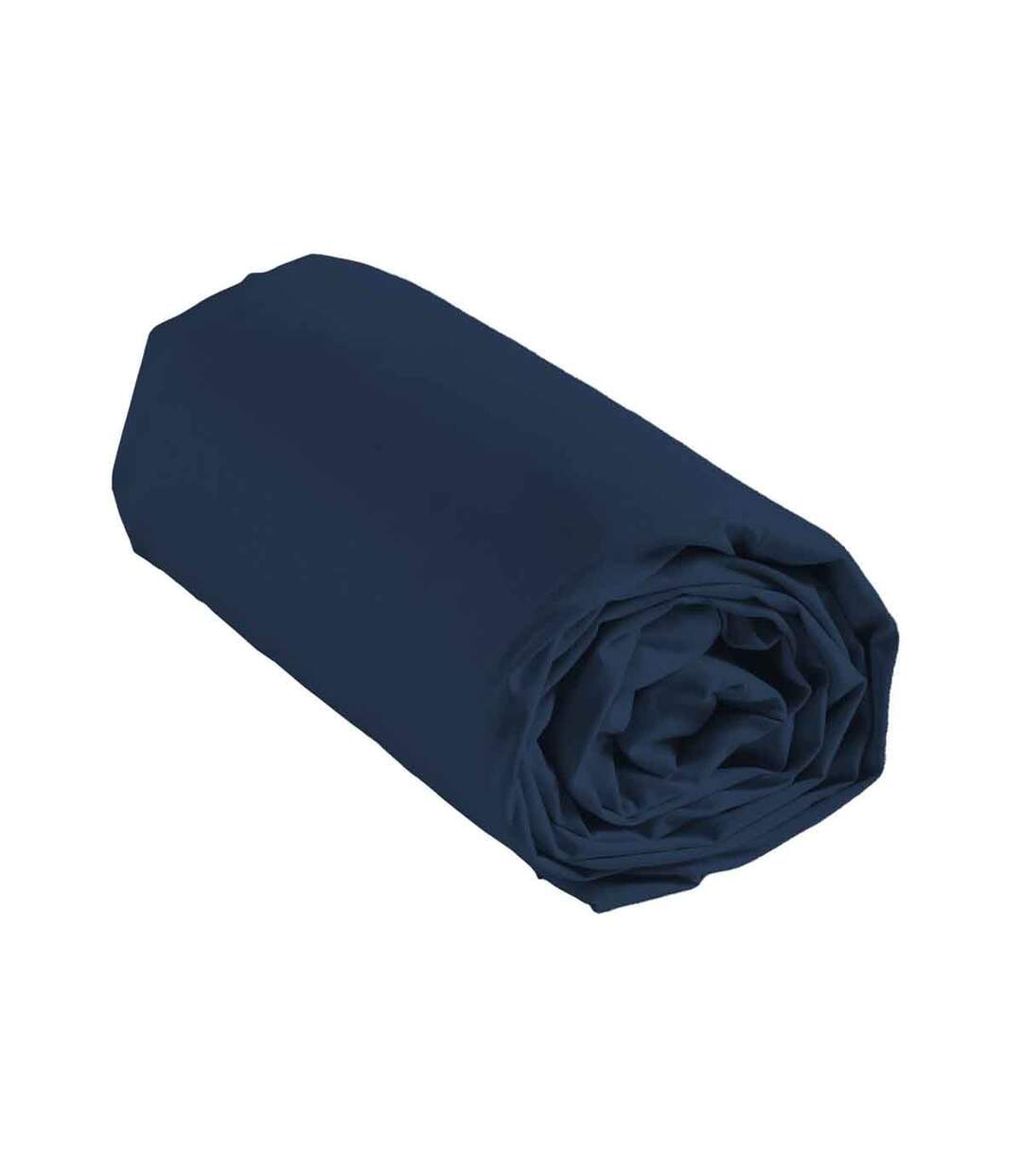 Drap Housse en Coton Biolina 180x200cm Bleu Nuit-3
