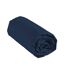 Drap Housse en Coton Biolina 180x200cm Bleu Nuit-3
