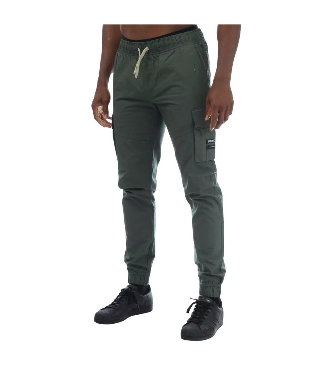 Pantalon À Poches Chesser Homme Vert Duck And Cover-1
