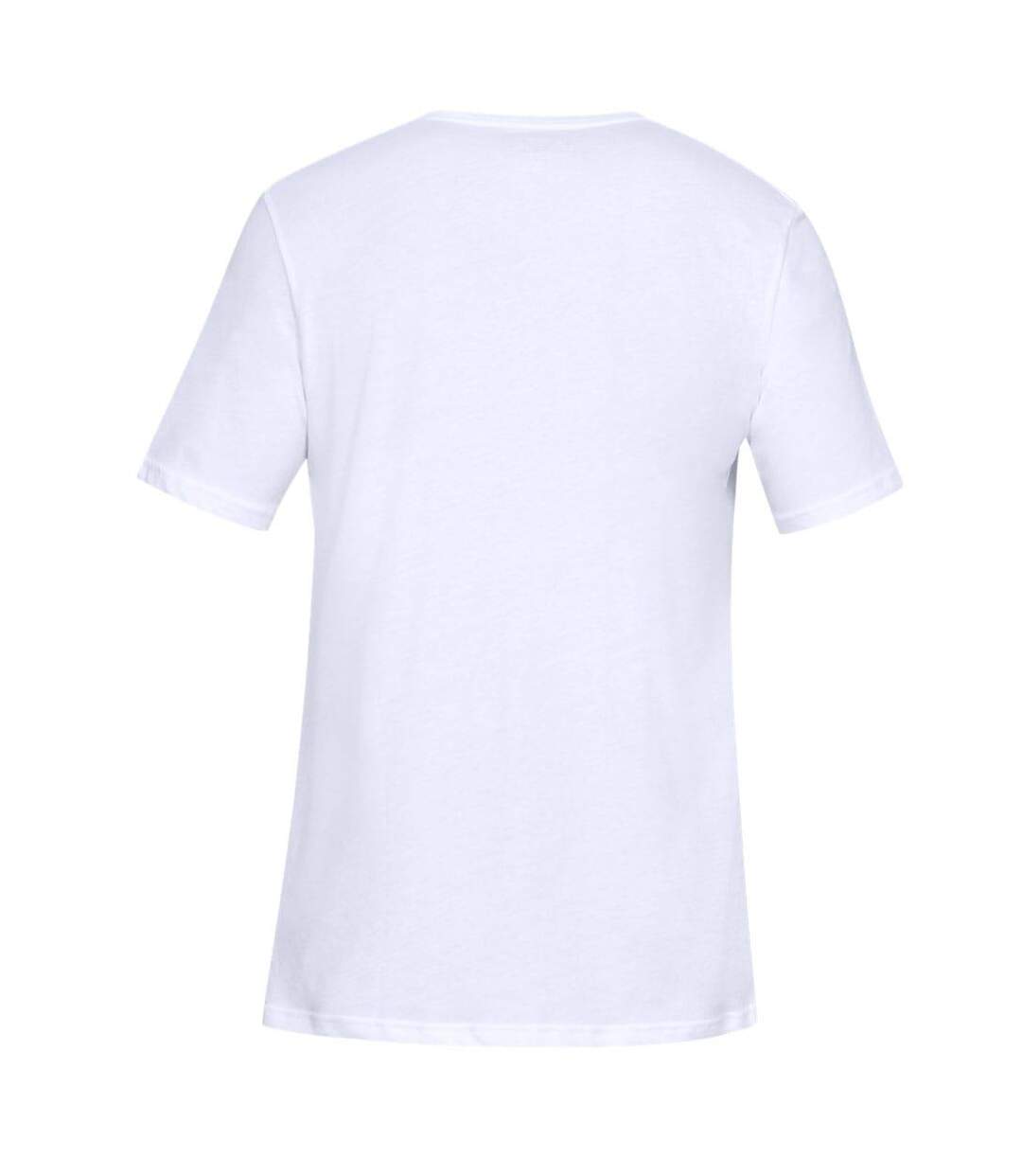 T-shirt sportstyle homme blanc Under Armour-2
