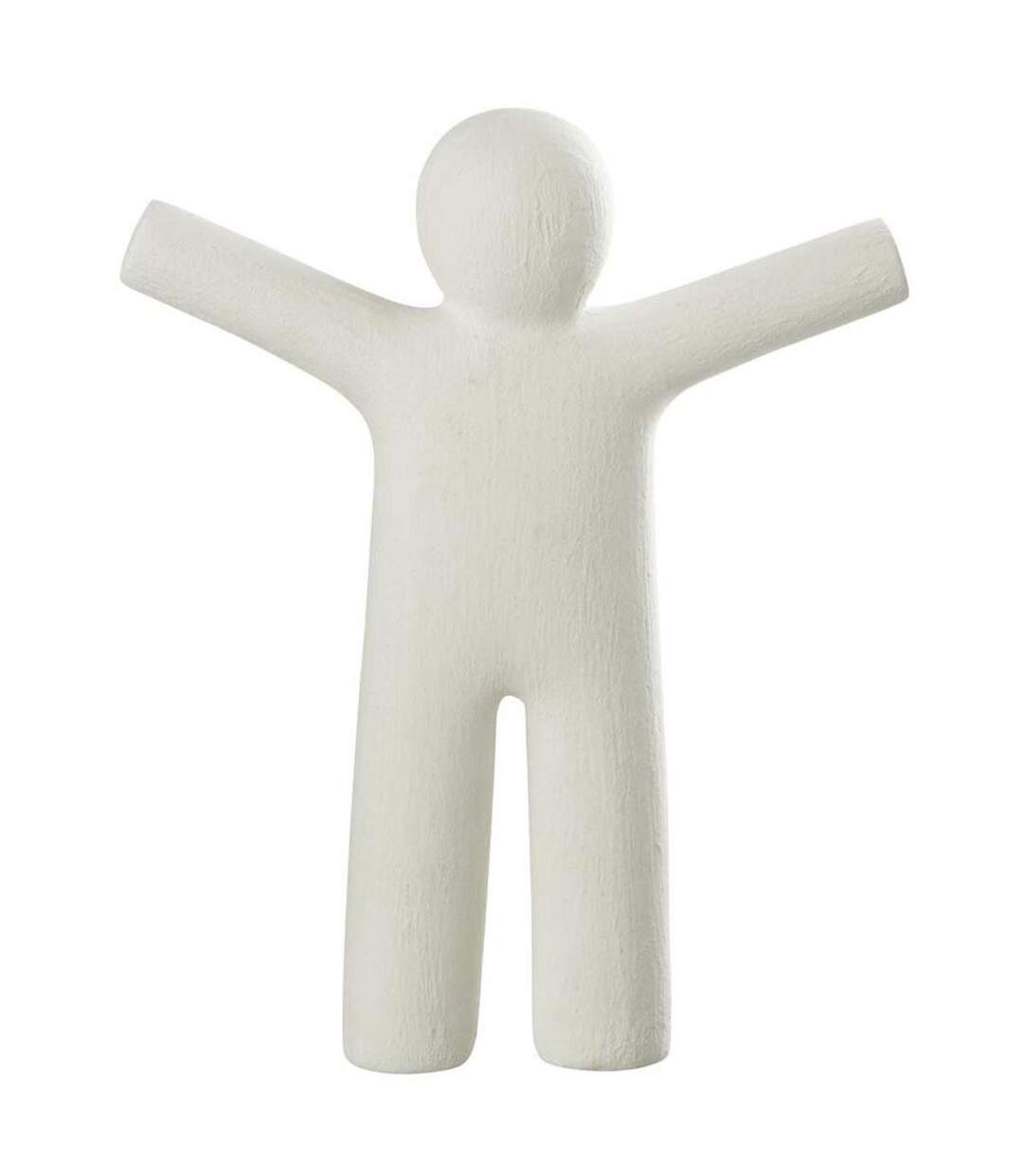 Statuette Déco P'tit Maurice Rugueux 41cm Blanc-1