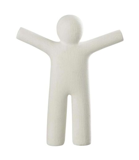 Statuette Déco P'tit Maurice Rugueux 41cm Blanc