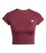 T-shirt Court Hyperglam Femme Rouge Adidas-2