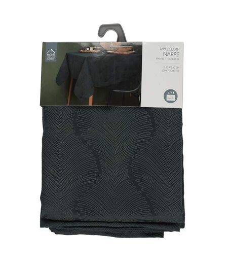 Nappe Jacquard Black Forest 140x240cm Noir