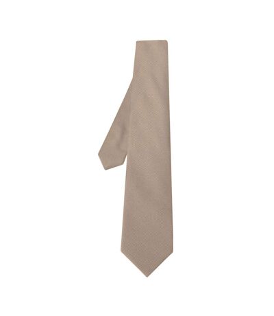 Mens slim tie one size champagne Burton