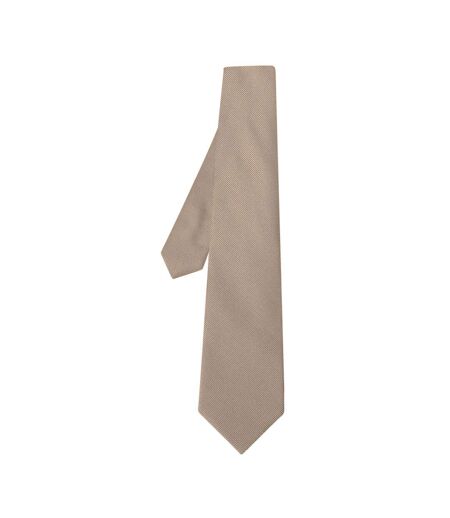 Mens slim tie one size champagne Burton