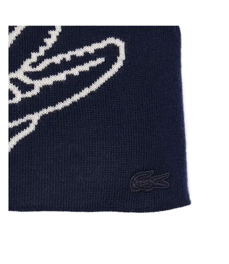 Bonnet marine/blanc homme lacoste broderie