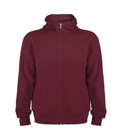 Roly Unisex Adult Montblanc Full Zip Hoodie (Garnet)