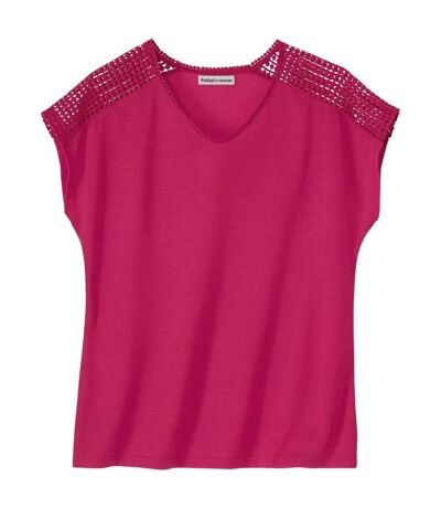 T-shirt femme rose Atlas For Women