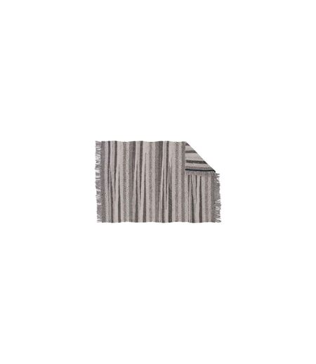 Tapis Déco en Laine Alwar 170x240cm Gris Foncé