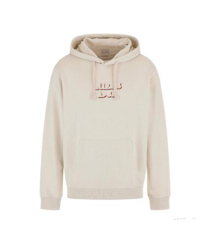 Sweat à Capuche Écru Homme Guess Embro - L