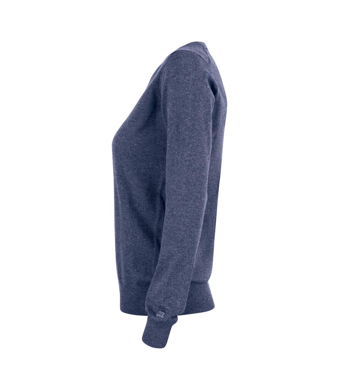 Sweat Oakville Femme Bleu Marine Chiné Cutter & Buck-3