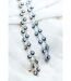 Evil Eye Blue Devil Eye Bead Minimalist Adjustable Turkish Boho Nazaria Necklace