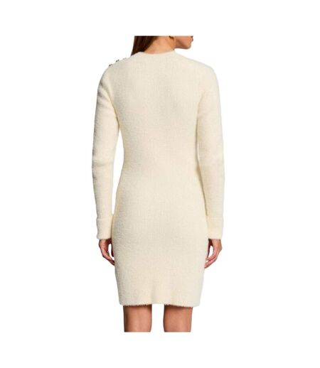 Robe ecru femme morgan duveteuse