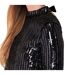 Blouse Manches Longues Motif/style Paillette Femme Argenté Métallisé Perserverance-3