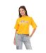 T-shirt femme jaune Palm Angels-3